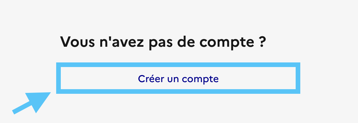 Illustration de "Cliquez sur le bouton [ Créer un compte ]"